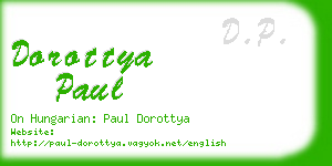 dorottya paul business card